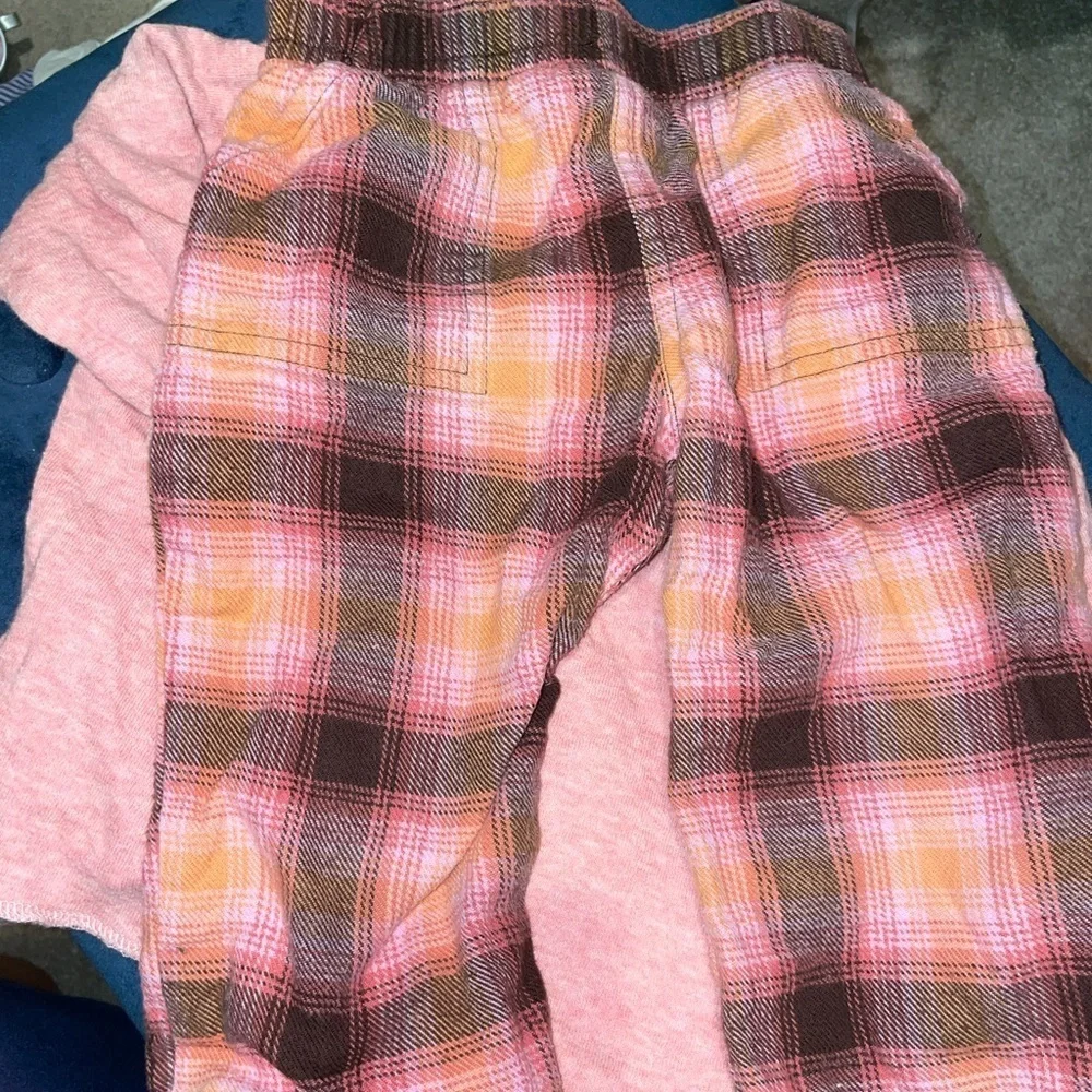 LL Bean pajama set 12-18M flannel pants